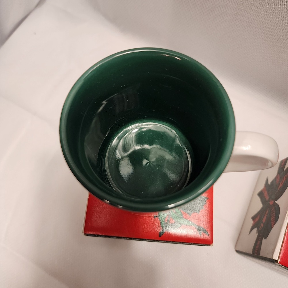 Christmas Set of 2 Potpourri Press Mugs New in the box 1988 Nostalgic - Picture 6 of 8